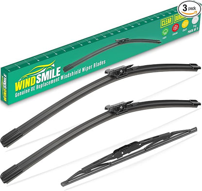 24" 21" 11" Windshield Wiper Blades Replacement by WINDSMILE
