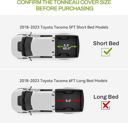 AUTOSAVER88 Floor Mats Fit for Toyota Tacoma Double Cab 2023-2018, Custom Fit - Image 2
