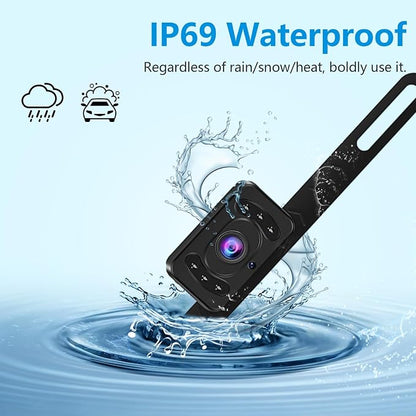 7inch Monitor with IP69 Waterproof Night Vision Backup Camera Easy to Install - Image 4