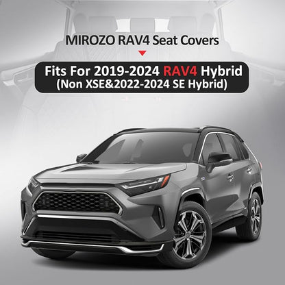 MIROZO Rav4 Seat Covers Full Set, Waterproof Car Seat Covers Faux Leather Seat - Image 7