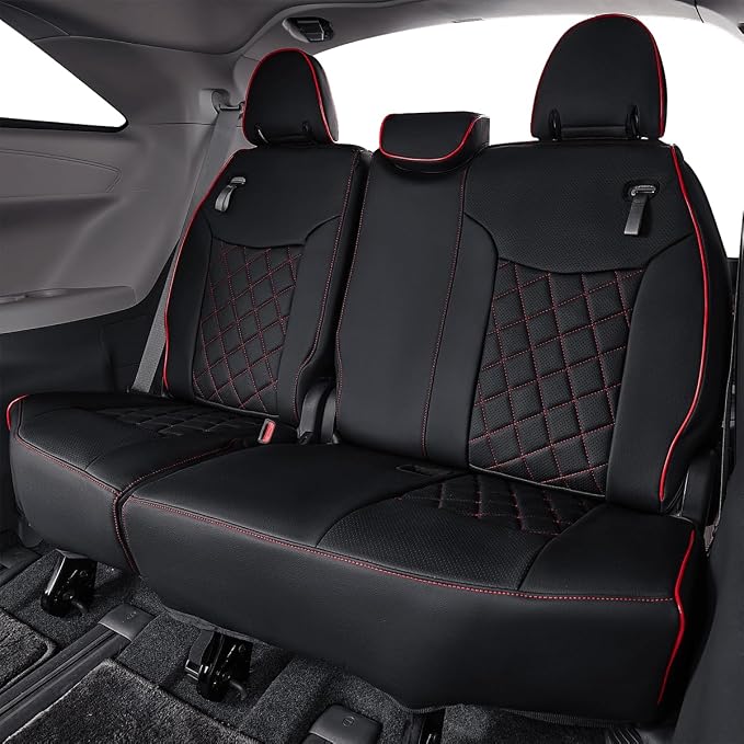 EKR Sienna Seat Covers for 2011-2020 Toyota Sienna L, 7 Seats, 2nd Row Captain - Image 4