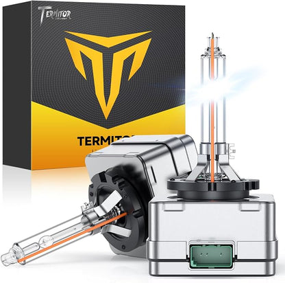D3S Xenon HID Headlights Bulbs, 400% Enhanced Brightness, 6000K 35W Cool White by FAHRENTERMITORLEDLIGHTING