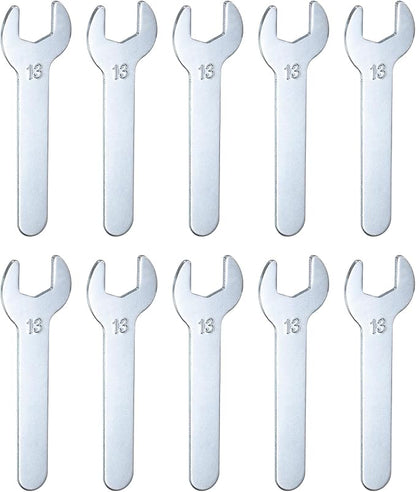HARFINGTON 10pcs Small Wrench Open End Wrench 13x87x2mm Metric U-Shaped Single by HARFINGTON
