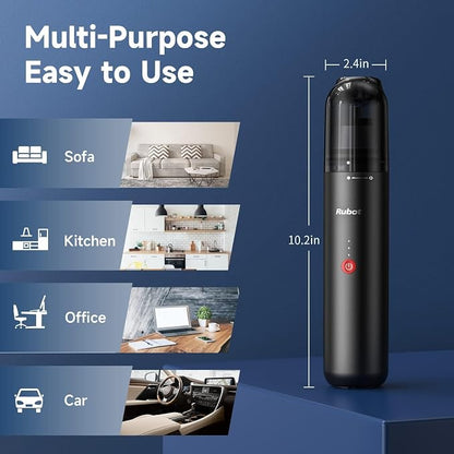 RUBOT Handheld Vacuum Cleaner, 16000PA Powerful Suction Car Vacuum Protable - Image 5