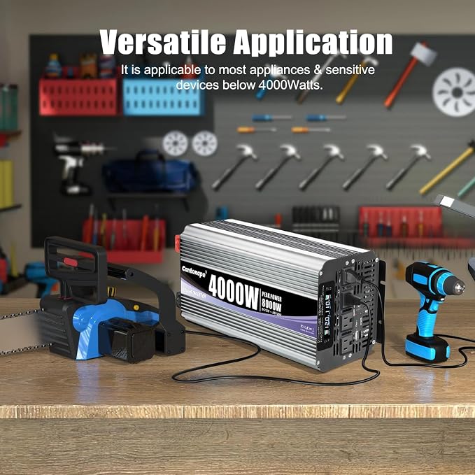 4000 Watt Power Inverter, Car Inverter 12V DC to 110V/120V AC Converter - Image 7