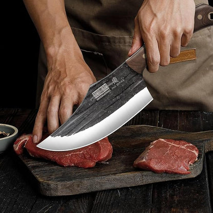 Butcher Knife Set, Hand Forged Butcher Chef Knife Set - Image 6