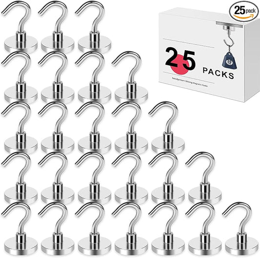 LOVIMAG Magnetic Hooks for Cruise Cabins, 40lbs Magnetic Hooks for Classroom by LOVIMAG