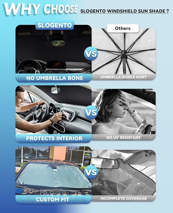 Sun Shade for Impreza Windshield Sunshade for 2017-2023 2024 2025 Subaru - Image 6