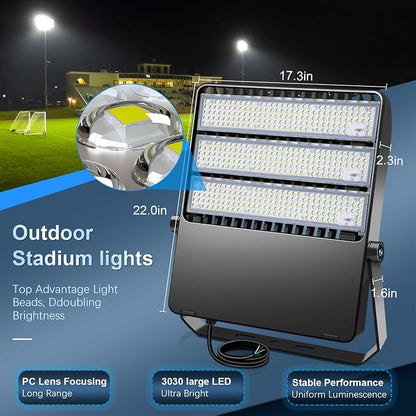 360W LED Stadium Lights Ultra-Brightness 50800 Lumen 5000K Daylight Outdoor - Image 7
