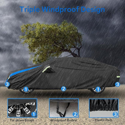 Avecrew Car Cover Custom Fit for Camaro, Waterproof All Weather Full Exterior - Image 5