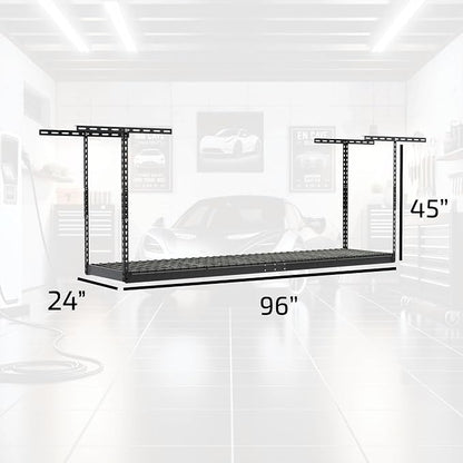 MonsterRax Overhead Garage Storage Rack 2x8, Ceiling Mounted Shelving, - Image 6