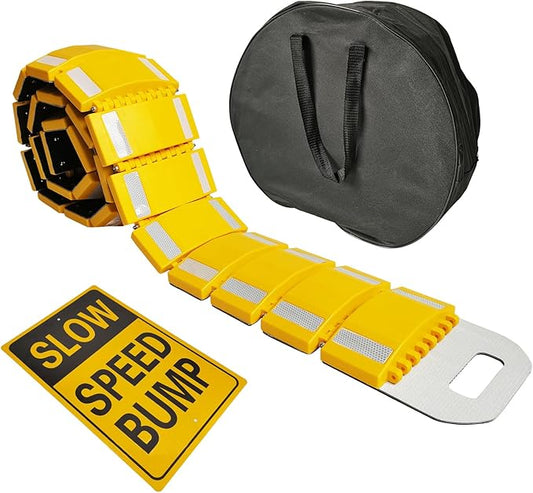 10ft Portable Speed Bump Plastic Humps by ZUVELLO