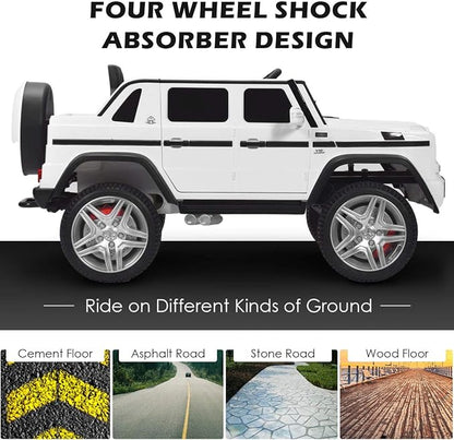 Costzon Ride on Car, Licensed Mercedes-Benz Maybach, 12V Battery Powered - Image 8