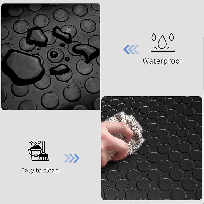 Premium Garage Floor Mat, Commercial Grade Heavy Duty Parking Mat - Image 4
