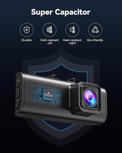 REDTIGER 4K Dash Cam Front and Rear, STARVIS 2 Sensor, Touch Screen 3.18" - Image 9