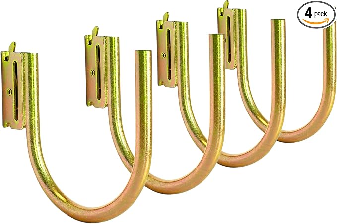 4 Pack 4" E Track J Hooks Heavy Duty Galvanized Steel E-Track Tie Down by MorScan