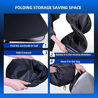 Windshield Sun Shade for Honda Prologue EV 2024-2025 2026 Foldable Sunshade - Image 6