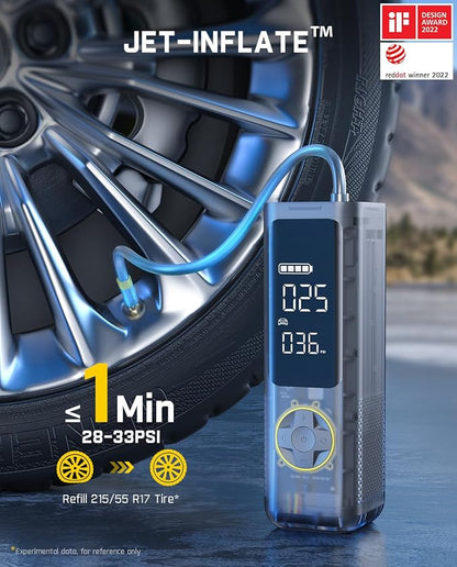 Fanttik X8 APEX Tire Inflator Portable Air Compressor, 1 Min Fast Inflation - Image 2