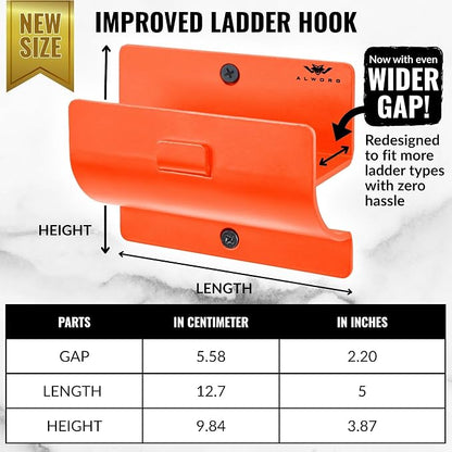 Orange Garage Storage Hooks - Image 3