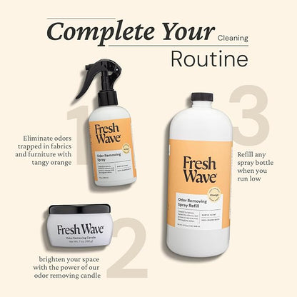 Fresh Wave Orange Odor Eliminator Spray & Air Freshener Refill, 32 fl. oz. - Image 7