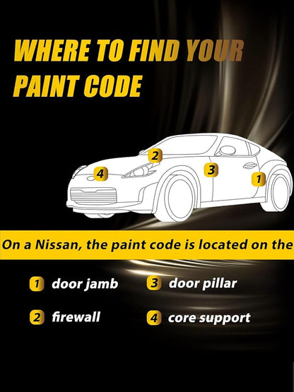 Black/Magnetic Black Pearl Touch Up Paint Compatible - Image 3