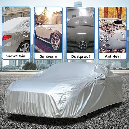 Tecoom Car Cover Waterproof UV-Proof Windproof - Image 3