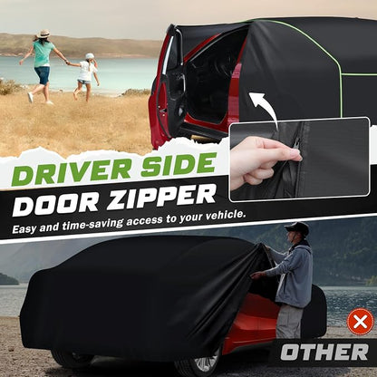 Mixsuper Liner Car Cover for Honda Civic 1991-2026, 7 Layers Waterproof Car - Image 3