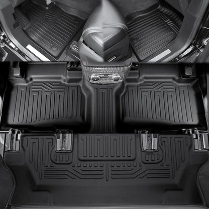 Floor Mats for 2025 2020-2024 Ford Explorer, All Weather TPE Floor Mat Cargo Mat - Image 2