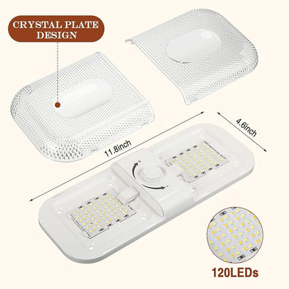 Retisee 10 Pcs RV Lights Interior 1700LM, 3 Color 12V RV LED Dome Lights - Image 4