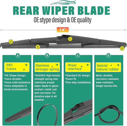 26" 16" 14" Windshield Wiper Blades Replacement - Image 4