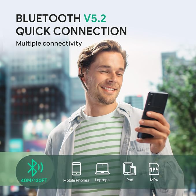 Yealink Bluetooth Headset BH71, Wireless Bluetooth Earpiece - Image 2