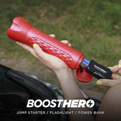 BoostHero Portable Car Battery Jump Starter, 000mAh Power Bank, LED Flashlight - Image 5