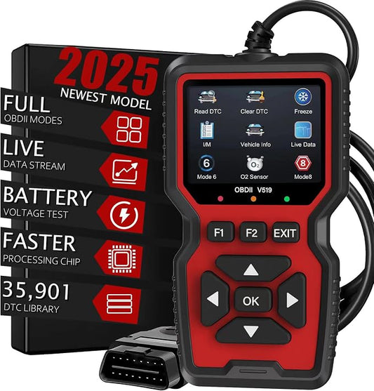 OBD2 Scanner Diagnostic Tool, Check Engine Code Reader OBD2 Scanner by WEJOWE