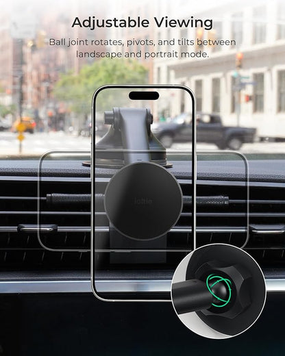 iOttie iTap 3 Magnetic Dash & Windshield Mount Car Phone Holder - Image 6