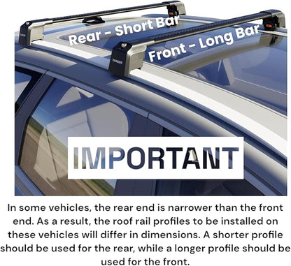 Catch USA Car Roof Rack Cross Bars - Image 7