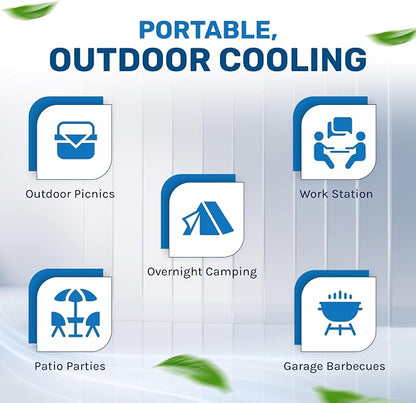 Hessaire MC61M 5, 300 CFM 3-Speed Portable Evaporative Cooler - Image 9
