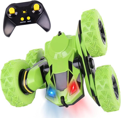 RC Stunt Car, Remote Control Double-Sided Driving 360° Flips & Rotations by JACXI