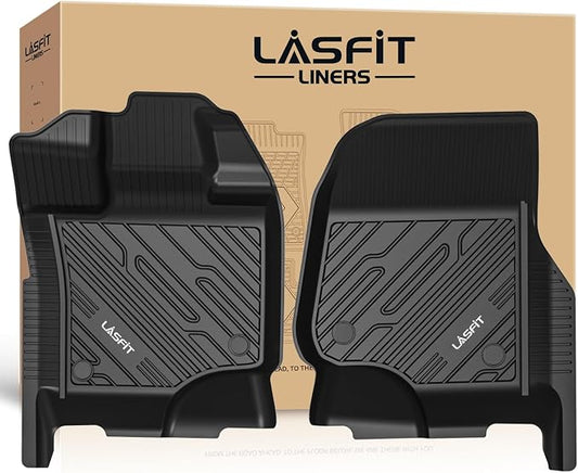 LASFIT Front Floor Mats for Ford F-150 2015-2025 | F150 Lightning 2022-2025 by LASFIT