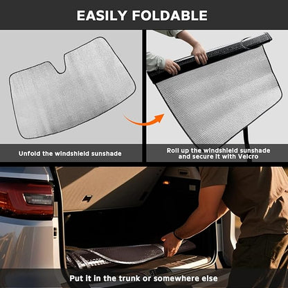 Windshield Sun Shade for Chevrolet Chevy Colorado 2015-2022 - Image 6