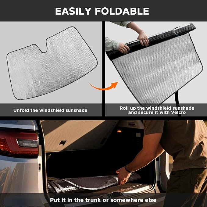 Windshield Sun Shade for Honda Civic 2016-2021 - Image 6