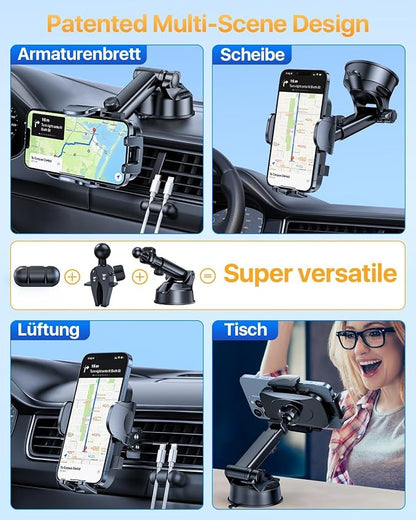 YRU Car Phone Holder Mount, Dashboard Cell Phone Holder - Image 2