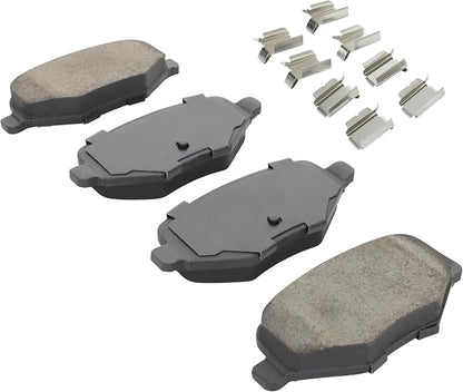 Premium Ceramic Rear Brake Pads Compatible - Image 2