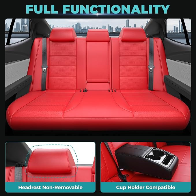 Leather Seat Covers for Toyota Camry 2025 LE SE Hybrid - Image 5