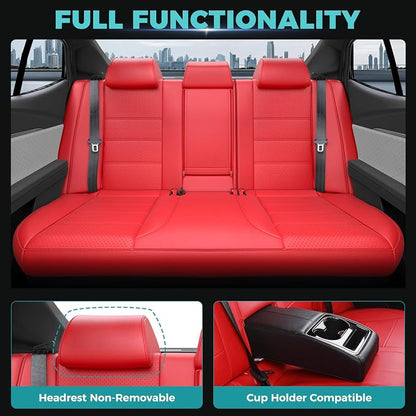 Leather Seat Covers for Toyota Camry 2025 LE SE Hybrid - Image 5