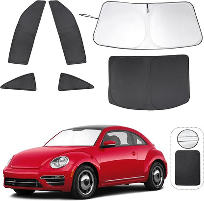 TINGLU Window Shades for Volkswagen VW Beetle 2012-2019 Accessories Car Side by TINGLU
