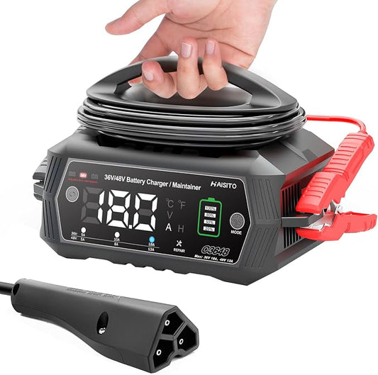 Golf cart Battery Charger, 48V 13A and 36V 18A Trickle Battery Charger by Hiyiton