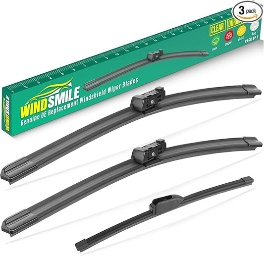 26" 18" 13" Windshield Wiper Blades Replacement by WINDSMILE