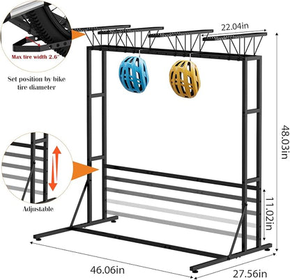 OYEAL Bike Rack Garage Floor Bike Storage Stand - Image 2