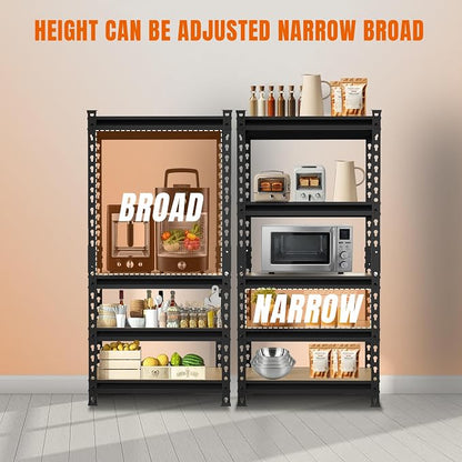 BIG RED Storage Shelving Unit, 5-Tier Adjustable, Heavy Duty Metal Garage - Image 7