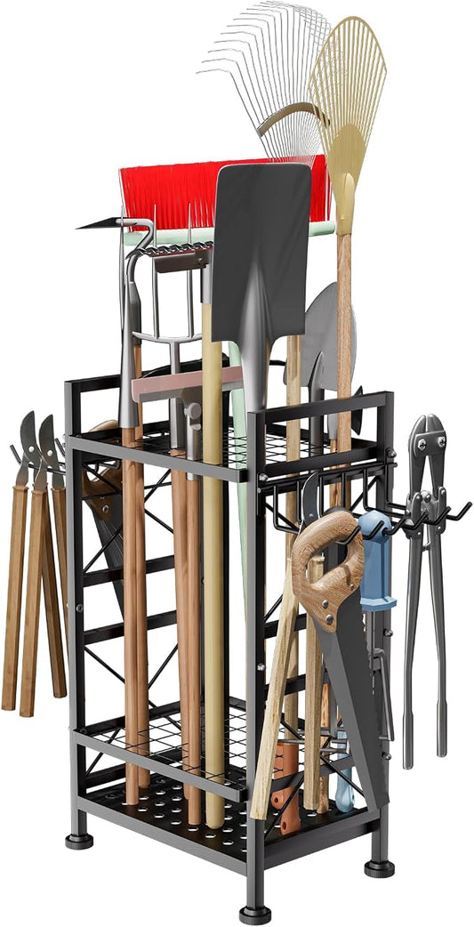 GIOTORENT 3 Tier Metal Garden Tool Organizer by GIOTORENT